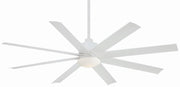 Slipstream 65" Outdoor LED Ceiling Fan in Flat White