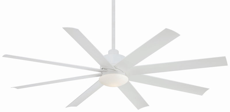 Slipstream 65" Outdoor LED Ceiling Fan in Flat White