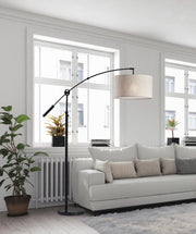 Adler Arc Floor Lamp in Black