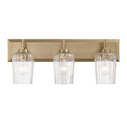 Brilia 3-Light Bath Vanity Light in Brushed Champagne Brass
