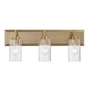 Brilia 3-Light Bath Vanity Light in Brushed Champagne Brass