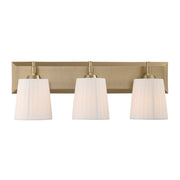 Brilia 3-Light Bath Vanity Light in Brushed Champagne Brass