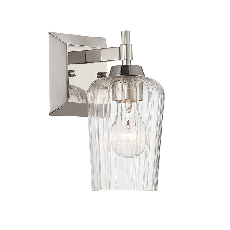 Brilia Bath Sconce in Polished Nickel