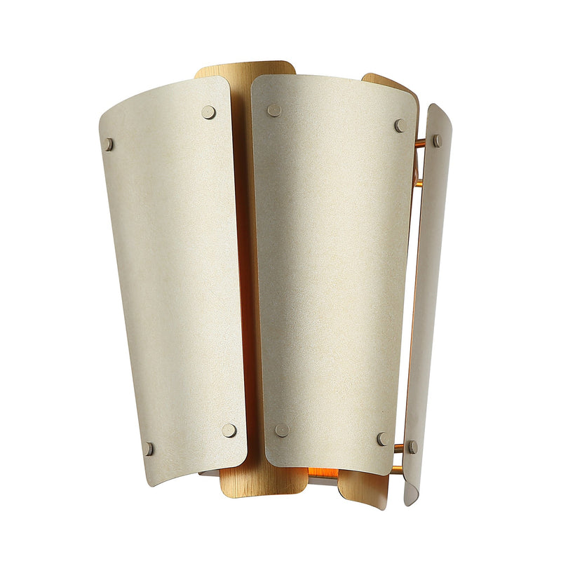 Peep Show 11.5" Wall Sconce in Sunwashed Silver/Brushed Sienna