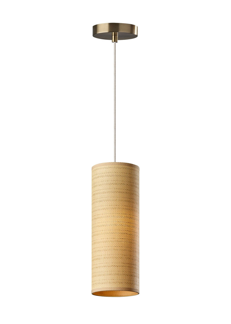 Mendoza Mini Pendant in Antique Brass