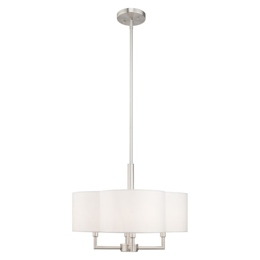 Chelsea 4-Light Chandelier in Brushed Nickel