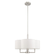 Chelsea 4-Light Chandelier in Brushed Nickel