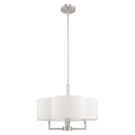 Chelsea 4-Light Chandelier in Brushed Nickel