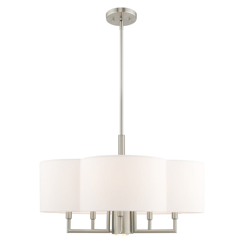 Chelsea 24" Chandelier in Brushed Nickel