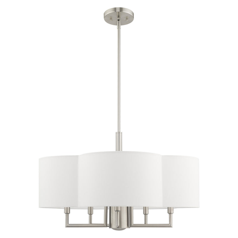 Chelsea 24" Chandelier in Brushed Nickel