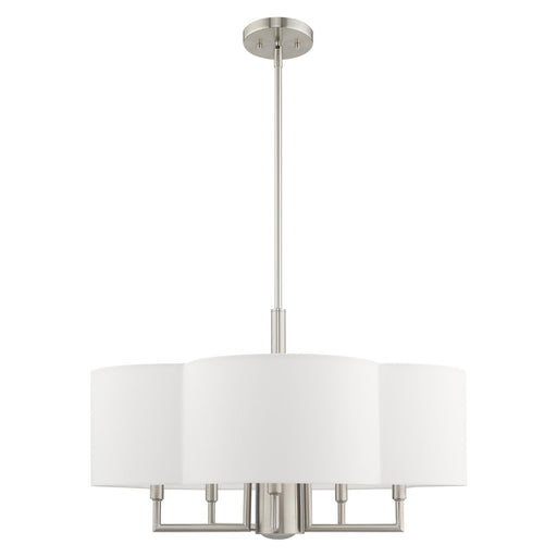 Chelsea 24" Chandelier in Brushed Nickel