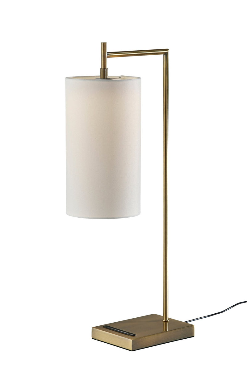 Matilda LED Table Lamp in Antique Brass