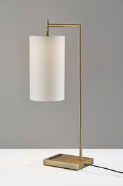 Matilda LED Table Lamp in Antique Brass
