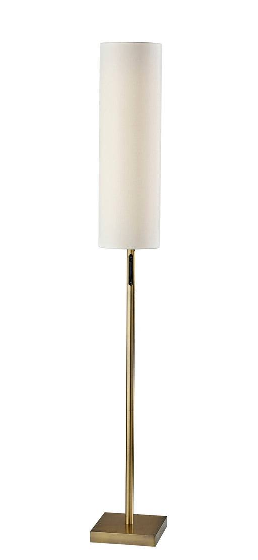 Matilda LED Floor Lamp in Antique Brass