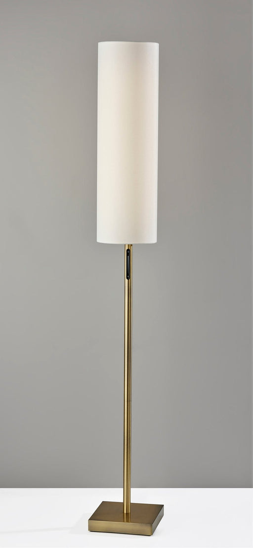 Matilda LED Floor Lamp in Antique Brass