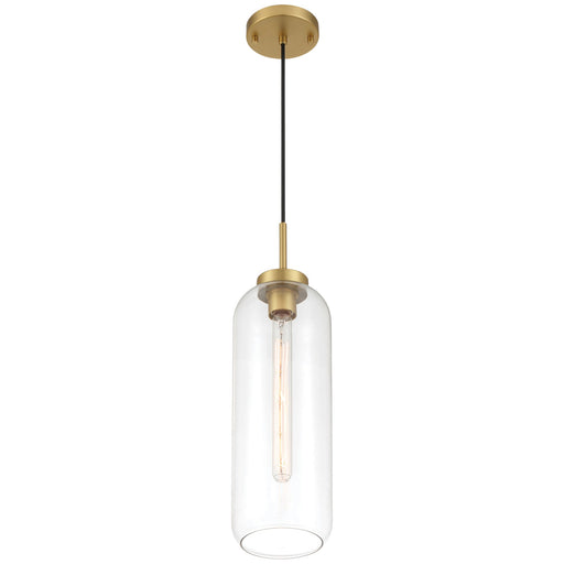 Elle Mini Pendant in Antique Brushed Brass