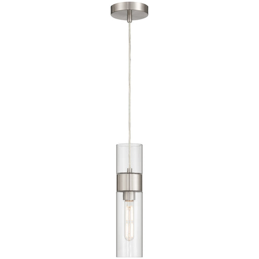 Nash LED Mini Pendant in Brushed Steel