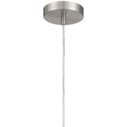 Nash LED Mini Pendant in Brushed Steel