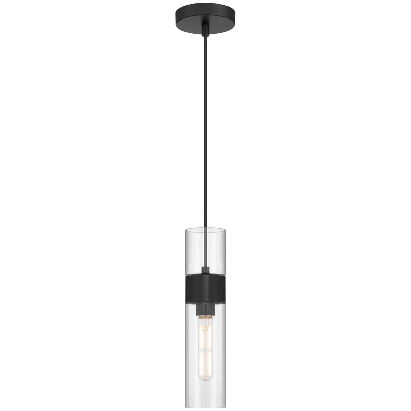 Nash LED Mini Pendant in Matte Black