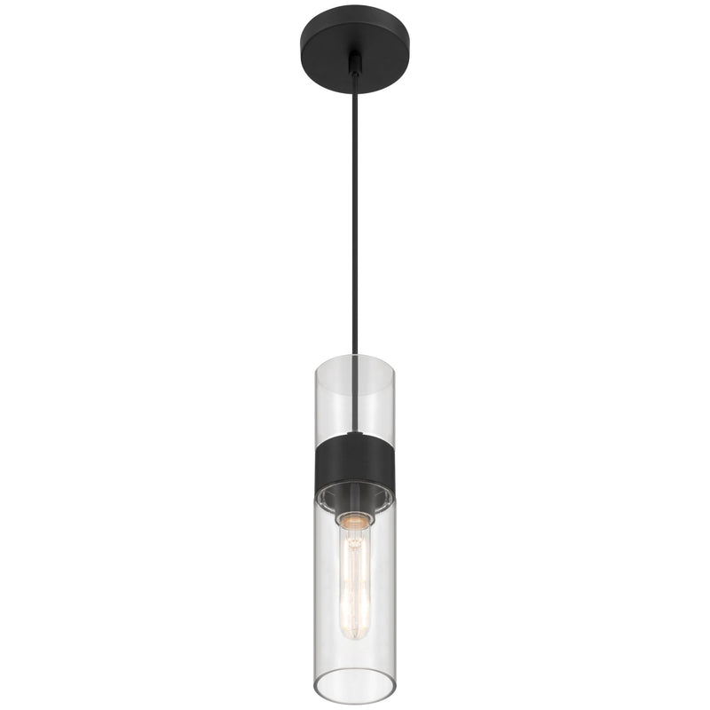 Nash LED Mini Pendant in Matte Black