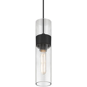 Nash LED Mini Pendant in Matte Black