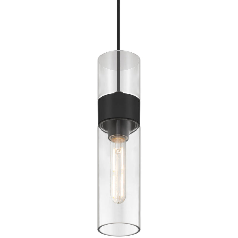 Nash LED Mini Pendant in Matte Black