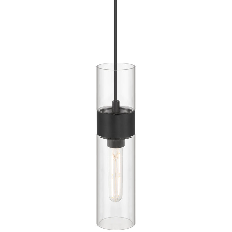 Nash LED Mini Pendant in Matte Black