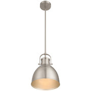 London Mini Pendant in Brushed Steel