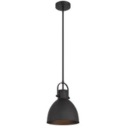 London Mini Pendant in Matte Black