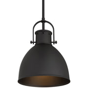 London Mini Pendant in Matte Black