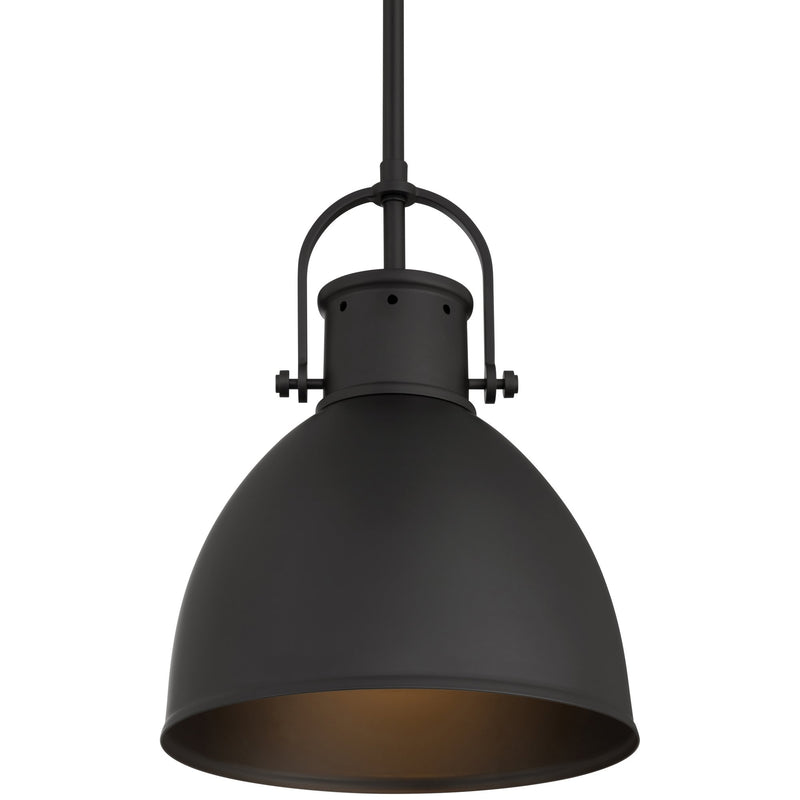 London Mini Pendant in Matte Black