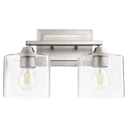 Dakota 2 Light Vanity in Satin Nickel