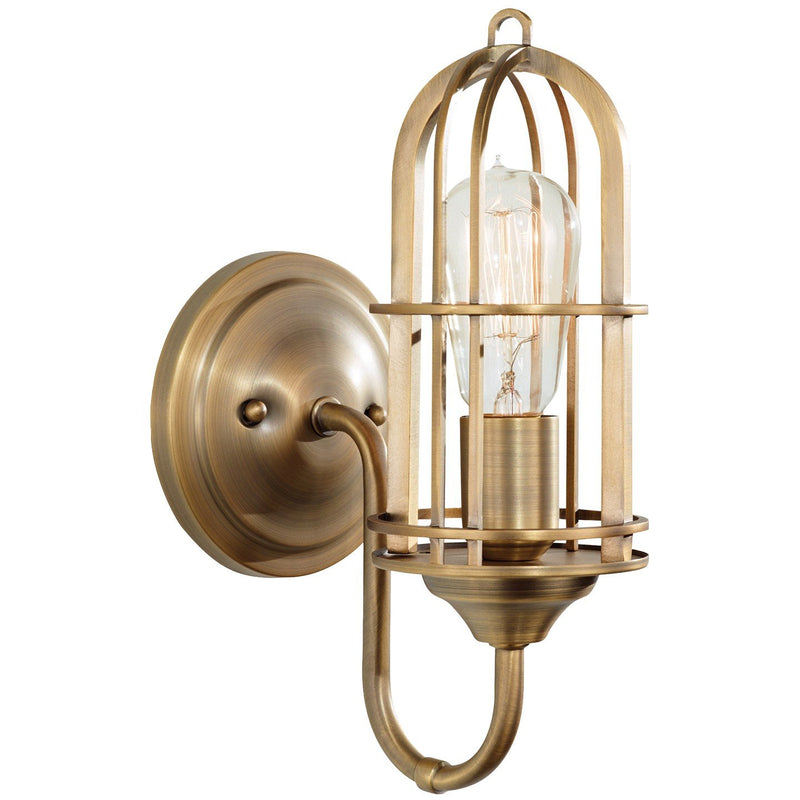 Urban Renewal Bath Sconce in Dark Antique Brass