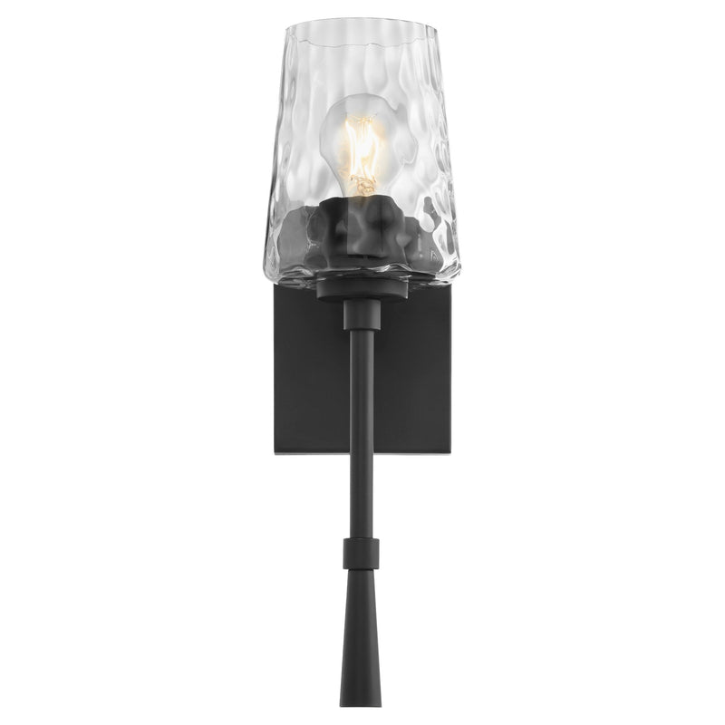 Goodwin 1 Light Wall Mount in Matte Black