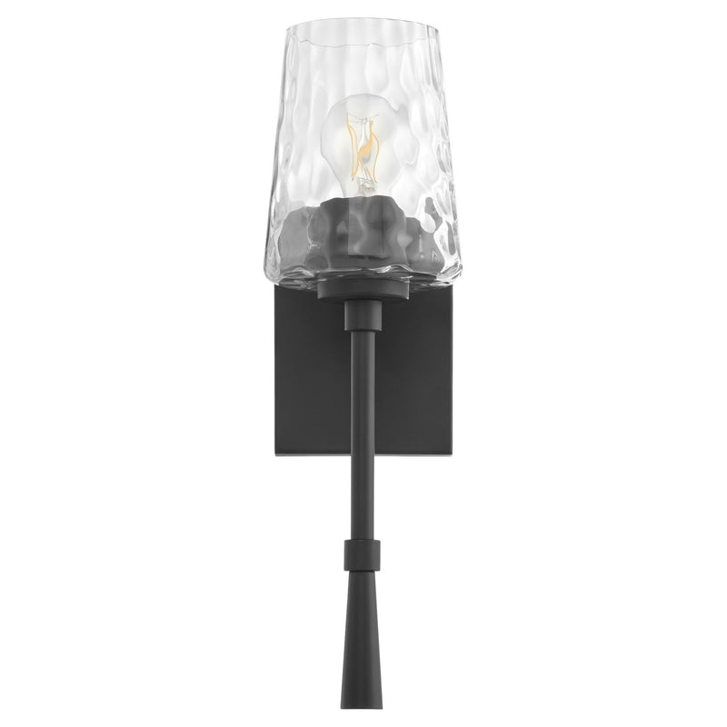 Goodwin 1 Light Wall Mount in Matte Black