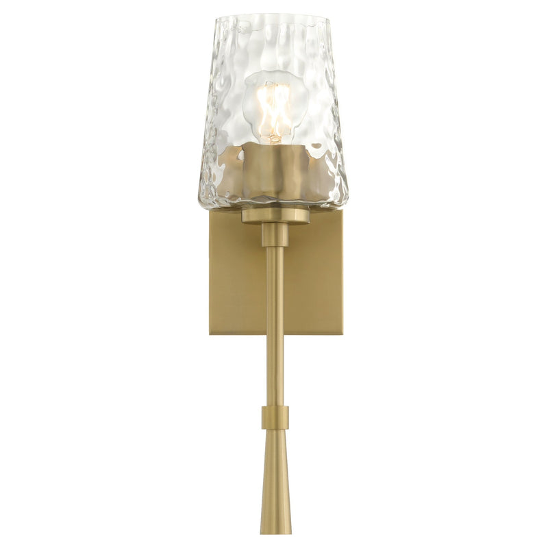 Goodwin 1 Light Wall Mount in Aged Brass