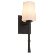 Goodwin 1 Light Wall Mount in Matte Black