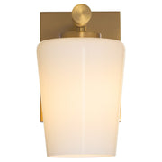 Goodwin 1 Light Wall Mount in Aged Brass
