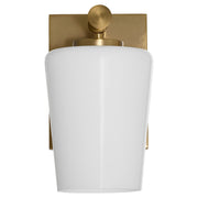 Goodwin 1 Light Wall Mount in Aged Brass