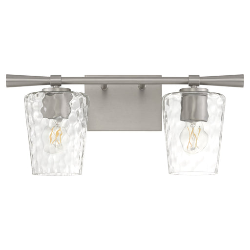 Goodwin 2 Light Vanity in Satin Nickel