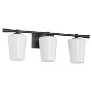 Goodwin 3 Light Vanity in Matte Black