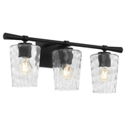 Goodwin 3 Light Vanity in Matte Black