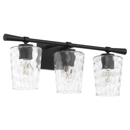 Goodwin 3 Light Vanity in Matte Black