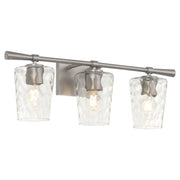 Goodwin 3 Light Vanity in Satin Nickel