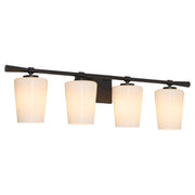Goodwin 4 Light Vanity in Matte Black