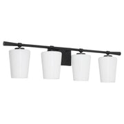 Goodwin 4 Light Vanity in Matte Black