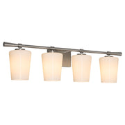Goodwin 4 Light Vanity in Satin Nickel