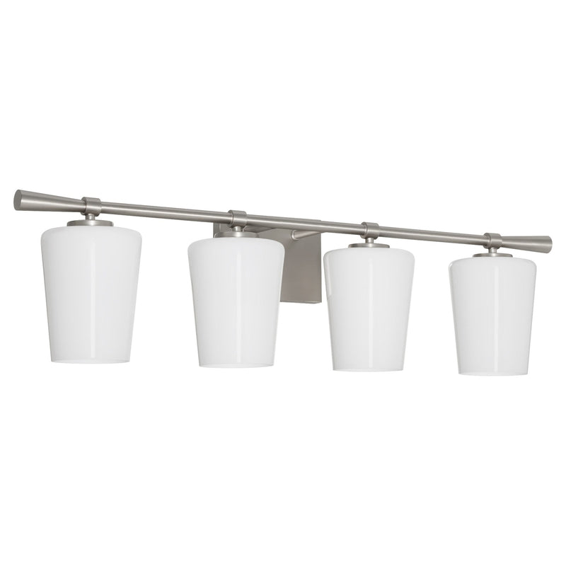 Goodwin 4 Light Vanity in Satin Nickel