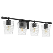 Goodwin 4 Light Vanity in Matte Black