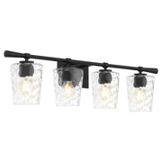 Goodwin 4 Light Vanity in Matte Black